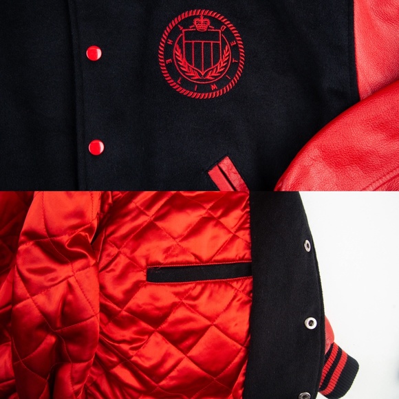 90's The Limited International Wool and Leather Varsity Jacket - Picture 2 of 9